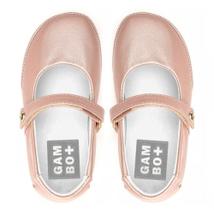 Sapato rose verniz em couro Gambo menina infantil Sapato rose verniz em couro Gambo menina infantil
