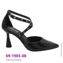 Sapato Salto Alto Verniz Preto Quiz 68-1985 Sapato Salto Alto Verniz Preto Quiz 68-1985