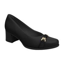 Sapato Salto Grosso Maxi Comfort Feminino Piccadilly