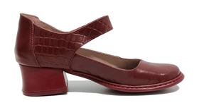 Sapato salto mahogany j.gean fe0027m