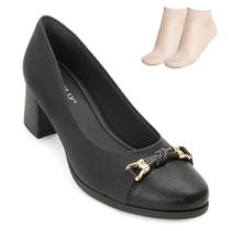 Sapato Salto Piccadilly e Meia PD25-65404