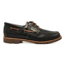 Sapato Samello Bulldog Masculino Casual New Barão Couro Preto Smooth - Original
