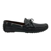 Sapato Samello Drive Goa Mocassim Loafer Couro Floater Preto Pinos Cravos Original Sapato Samello Drive Goa Mocassim Loafer Couro Floater Preto Pinos Cravos Original