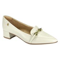 Sapato Santinelli Scarpin Salto Baixo 1546-014 Off White Sapato Santinelli Scarpin Salto Baixo 1546-014 Off White