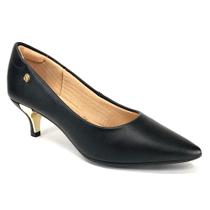 Sapato Santinelli Scarpin Salto Fino 1532-001 Preto