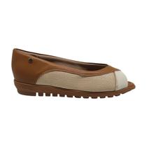 Sapato Sapatilha Casual Feminino Peep Toe Joanete Piccadilly 112009