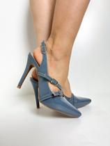 Sapato scarpan slingback salto fino altura 10 cm Sapato scarpan slingback salto fino altura 10 cm