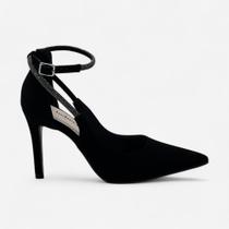 Sapato Scarpin Bebecê Nobuck Preto - BEBECE