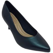 Sapato Scarpin Beira Rio Napa Feminino Bico Fino Salto