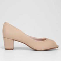Sapato Scarpin Beira Rio Peep Toe Feminino 4777400