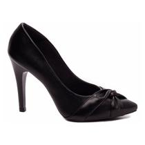 Sapato Scarpin Bico Fino Feminino Preto Feminino Salto Alta, Elegância e Conforto