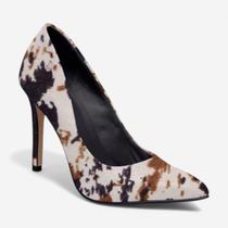 Sapato Scarpin Bottero Em Couro Animal Print Vaca Sapato Scarpin Bottero Em Couro Animal Print Vaca