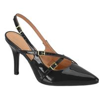 Sapato Scarpin Casual Feminino Vizzano 11841193 Preto