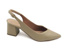 Sapato Scarpin de Couro Feminino Marlinês 6203 Bege Sapato Scarpin de Couro Feminino Marlinês 6203 Bege