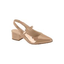 Sapato Scarpin Fem Modare Slingback Mule Salto Baixo Bloco