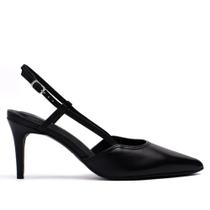 Sapato Scarpin Feminino Bottero Slingback Preto Sapato Scarpin Feminino Bottero Slingback Preto