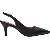 Sapato Scarpin Feminino Casual Social Dia a Dia Bico Fino Salto Baixo Vizzano 1122.806