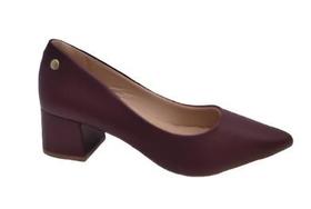 Sapato Scarpin Feminino Com Salto Bloco Offline 5304.22271