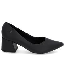 Sapato Scarpin Feminino Com Salto Bloco Usaflex Ep04001001 Sapato Scarpin Feminino Com Salto Bloco Usaflex Ep04001001