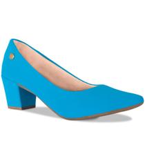 Sapato Scarpin Feminino Confort Nobuck Salto Baixo A2.14