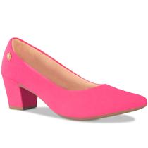 Sapato Scarpin Feminino Confort Nobuck Salto Baixo A2.14