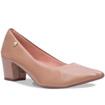 Sapato Scarpin Feminino Confort Verniz Salto Baixo A2.11 B