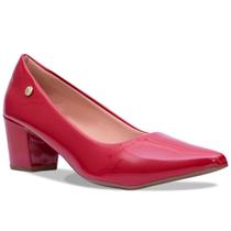 Sapato Scarpin Feminino Confort Verniz Salto Baixo A2.11 B