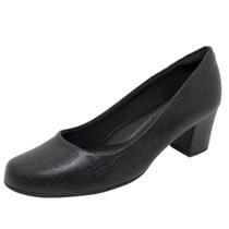 Sapato Scarpin Feminino Conforto Salto Baixo Piccadilly