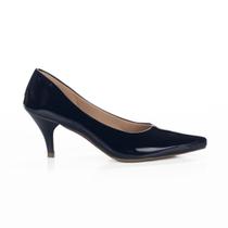 Sapato Scarpin Feminino Jjojo Flora Salto Médio Fino 5cm