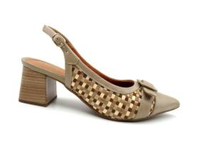 Sapato Scarpin Feminino Marlinês 6216 Bege