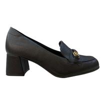 Sapato Scarpin Feminino Modare Casual Ultraconforto Salto Bloco Médio Bico Quadrado 7373.118 Preto Sapato Scarpin Feminino Modare Casual Ultraconforto Salto Bloco Médio Bico Quadrado 7373.118 Preto