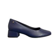 Sapato Scarpin Feminino Salto Baixo Bloco Comfortflex