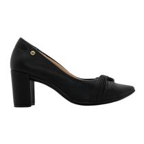 Sapato Scarpin Feminino Salto Bloco Bico Fino Topstart Ref:1478-041