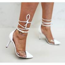 sapato scarpin feminino salto fino n35