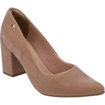 Sapato Scarpin Feminino Social Bico Fino Salto Bloco Médio Diversas Cores 9484