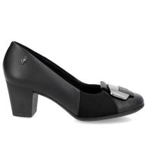 Sapato Scarpin Feminino Usaflex Salto Alto Bloco Joanete