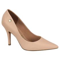 Sapato Scarpin Feminino Vizzano Bico Fino Pelica Glamour