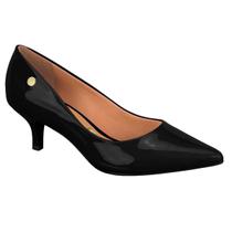 Sapato Scarpin Feminino Vizzano Casual Social Bico Fino Salto Baixo