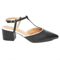 Sapato Scarpin Feminino Vizzano Slingback Bico Fino 1220.363