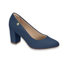 Sapato scarpin modare napa floather azul marinho ref: 7377.105