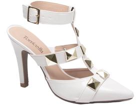 Sapato Scarpin Noiva Branco Chaneel- Torricella-67015C Sapato Scarpin Noiva Branco Chaneel- Torricella-67015C
