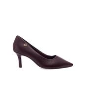Sapato Scarpin Pixolé Salto Fino Couro Marrom Sapato Scarpin Pixolé Salto Fino Couro Marrom