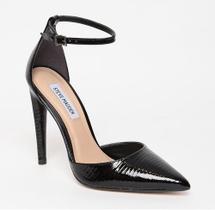 Sapato Scarpin Preto Em Couro Importado Steve Madden