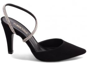 Sapato Scarpin Salto Alto Fino Preto Luxo Premium 10cm Preto Torricella Sapato Scarpin Salto Alto Fino Preto Luxo Premium 10cm Preto Torricella