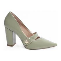 Sapato Scarpin Salto Alto Quadrado Verde Torricella AVS 65-13E