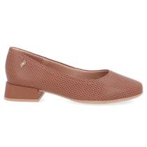 Sapato Scarpin Salto Baixo Feminino Conforto Usaflex