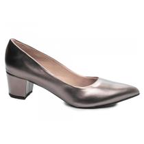 Sapato Scarpin Salto Bloco Grosso Baixo Arrasadora