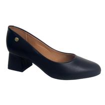 Sapato Scarpin Salto Grosso Casual Feminino Vizzano 1423100 Preto Sapato Scarpin Salto Grosso Casual Feminino Vizzano 1423100 Preto