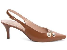 Sapato Scarpin Salto Médio Bico Fino Feminino Aberto 6 cm Sapato Scarpin Salto Médio Bico Fino Feminino Aberto 6 cm