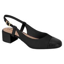 Sapato Scarpin Slingback Beira Rio Salto Bloco Baixo 4301.111.9569 Cor:Camel/CremeTamanho:34 Sapato Scarpin Slingback Beira Rio Salto Bloco Baixo 4301.111.9569 Cor:Camel/CremeTamanho:34